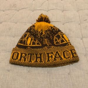 The North Face knit beanie. Excellent condition.